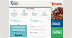 Desktop Screenshot of dons.actioncontrelafaim.org